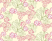 ROO Medium Floral in Pink - Wendy Slotboom - In The Beginning Fabrics - 1 yard