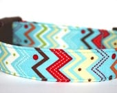 The Aztec - Southwest Chevron Dog Collar
