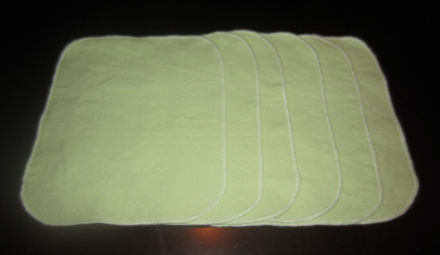 Up-cycled Cloth Wipes - Green