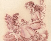 Gift of the Rose Fairies Greeting Card