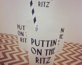Great Gatsby Inspired Frosted Plastic Cup set of 50 Il_170x135