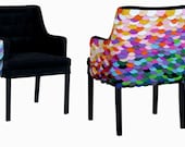 Rio Dancer colored dining armchair
