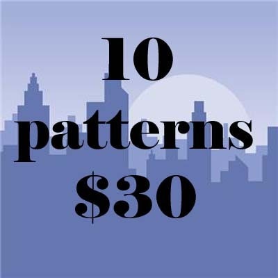 ANY 10 PDF Crochet Patterns For 30 DOLLARS