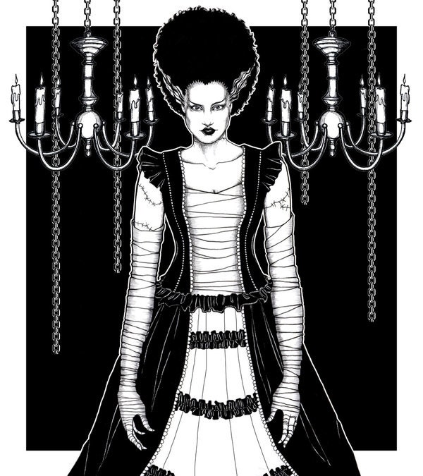 Bride of Frankenstein print 8 x 10