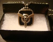 Steampunk  Moveable Propeller Necklace (998)