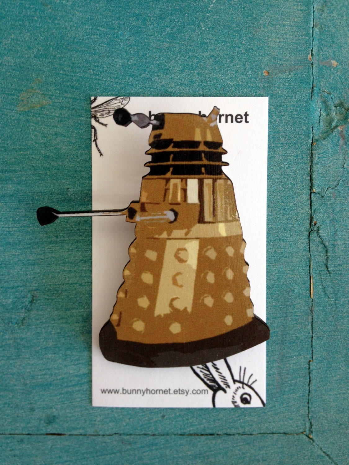 Dr Who - Dalek brooch - Large