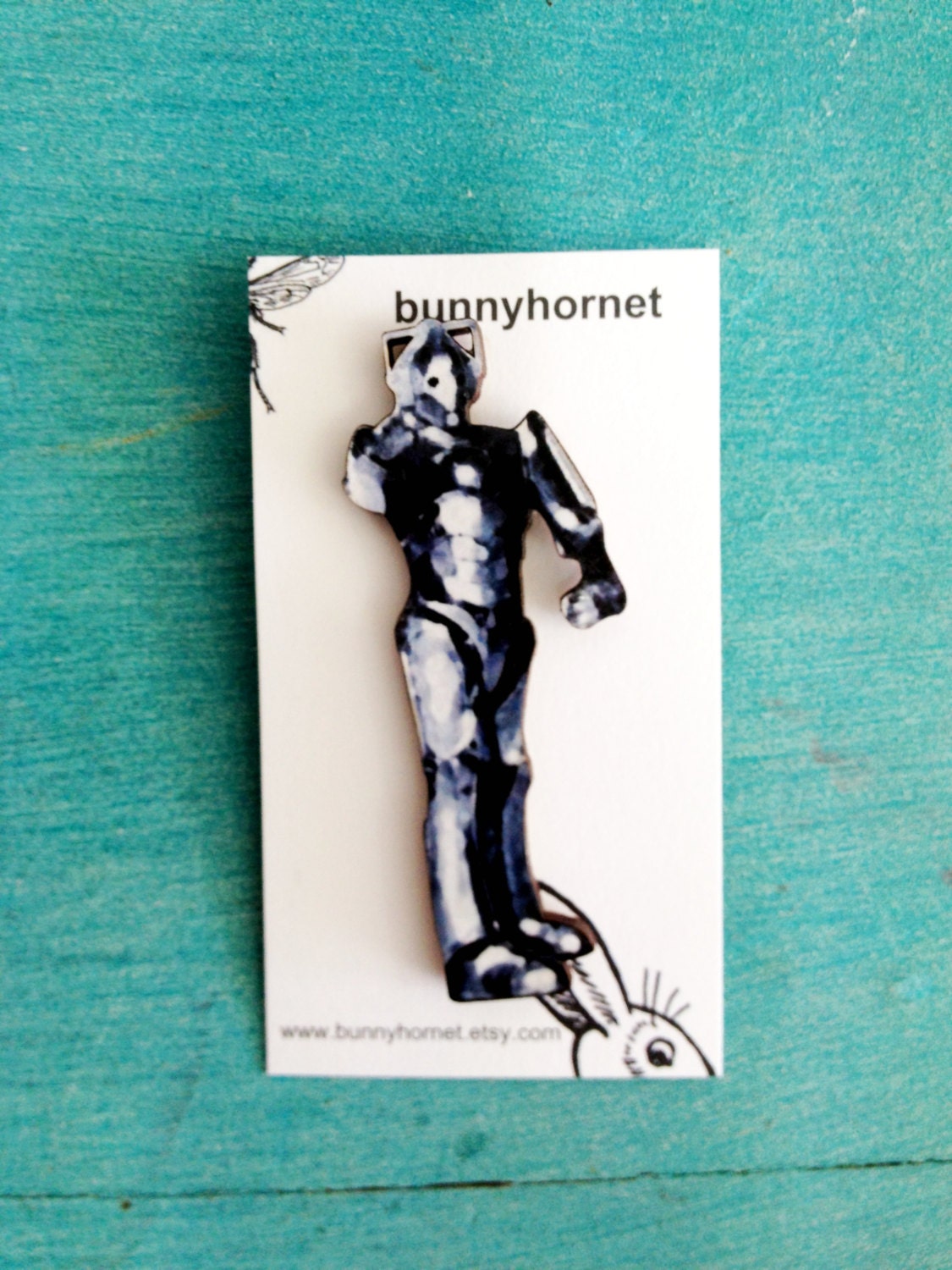 Dr Who - Cyberman brooch - Large