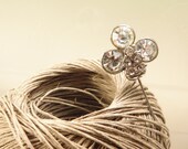 Hat Pin Rhinestone Vintage