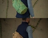 Reversible shoulder duffle - vintage mitchell camo canvas