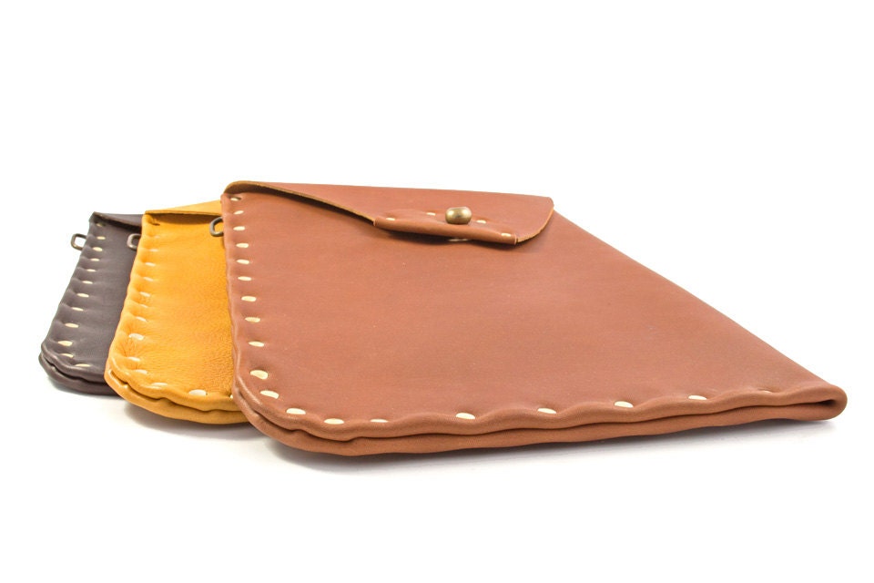 11 inch Apple Macbook Air Leather bag (Yellow)