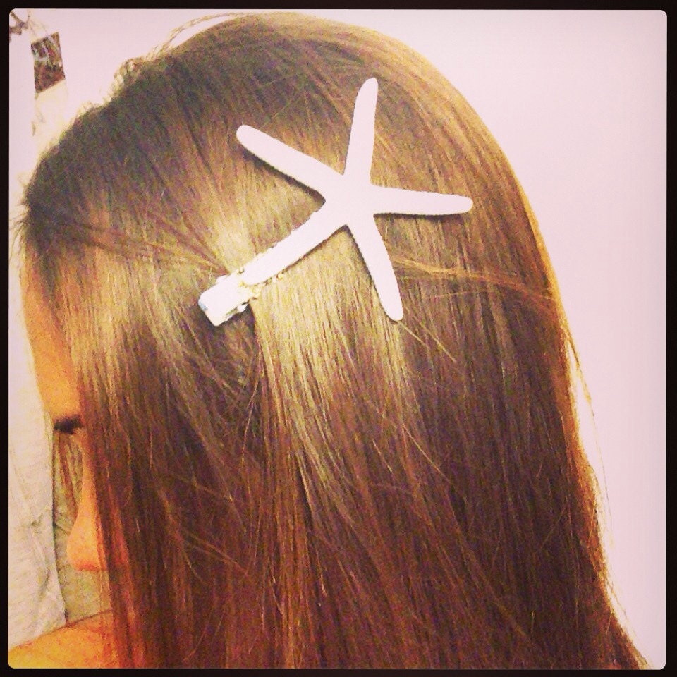 Natural Starfish Hair Clip