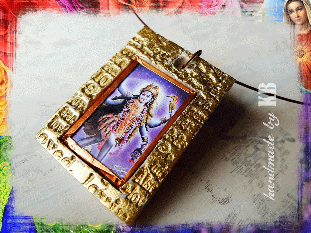 Kali Pendant Necklace - Yoga Inspired Hindu Goddess Jewelry