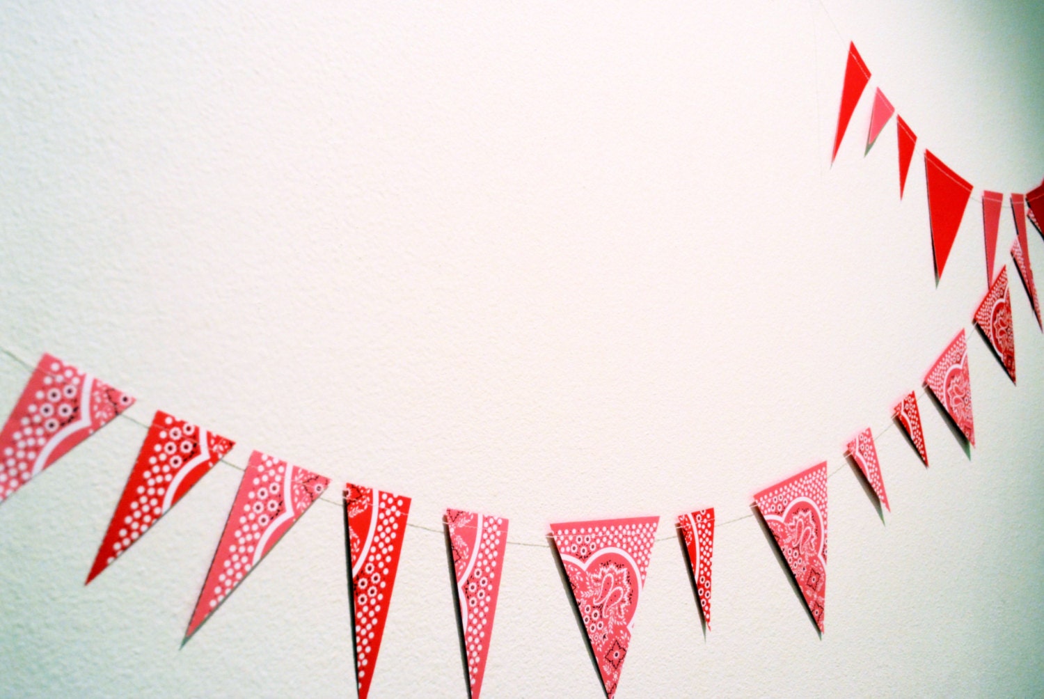 pink on pink valentine banner flags with a bit of country, cowgirl