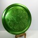 Vintage Mid Century Green Aluminum Serving Tray 1960's