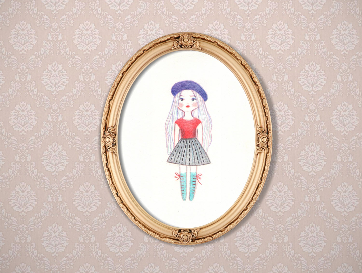 Flore - Original illustration by Dedalos