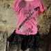 Punk rock Fairy dress, Witch costume, Halloween costume Pink & black silk teen fairy costume Age 12 yrs