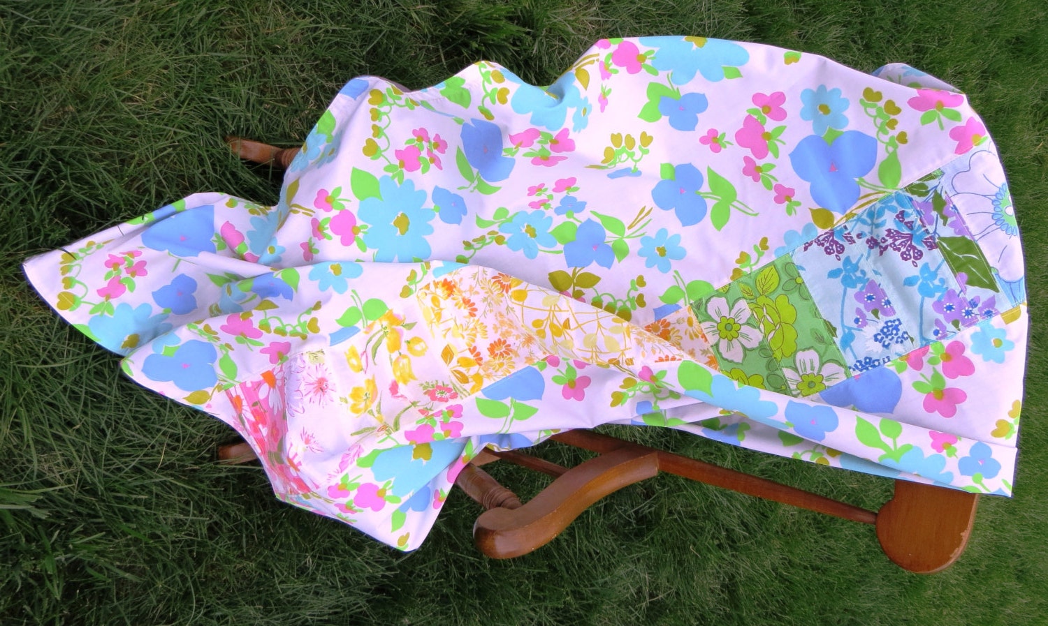 Upcycled Vintage Baby Blanket
