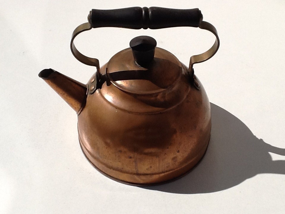 Farm House Copper Tea Kettle