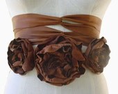 RESERVED Leather Flower Harness Couture belt Custom order