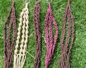 Macrame Plant Hanger MANY COLORS