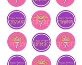 Sophia Princess Party Circles - Printable