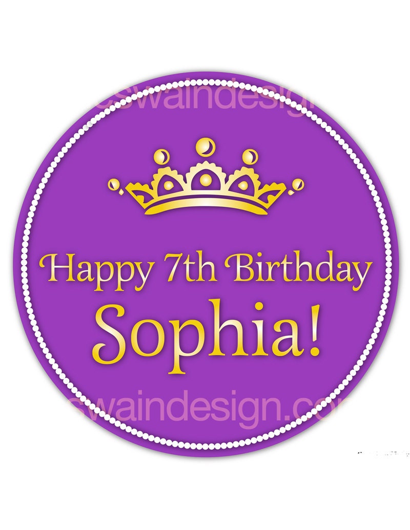 Sophia Princess Party Sign - Printable