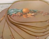 Retro Placemats Mid Century Table Settings 1963 donald art company - Mad Men