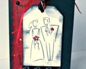 Bride and Groom Wedding Card