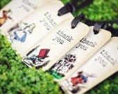 Hanging Gift Tags, Thank You Tag, Alice in Wonderland Gift Tag, Tea Party Favors