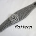 Instant Download for PDF CROCHET Pattern: New Headband/Ear Warmer w/Lettuce Leaf Rose