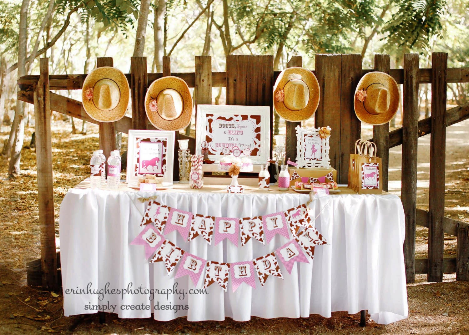 Cowgirl Printable Party Package DIGITAL Cowgirl Birthday Package Il_170x135