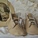 Vintage Leather Baby Shoes