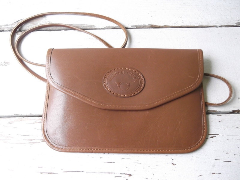 Vintage Brown Leather Purse