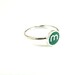 Initial Ring - Sterling Silver - Stacking - Personalized  Jewelry  - Stackable