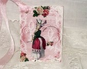 Valentine Gift Tags, Marie Antoinette Original Design Gift Tags Vintage French Market Style Love MAVal005 ECS