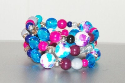 Colorful Beaded Wrap Bracelet