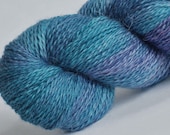 Sock yarn Imagine baby alpaca / silk / cashmere 70/20/10 hand dyed sock weight  / light sport weight yarn