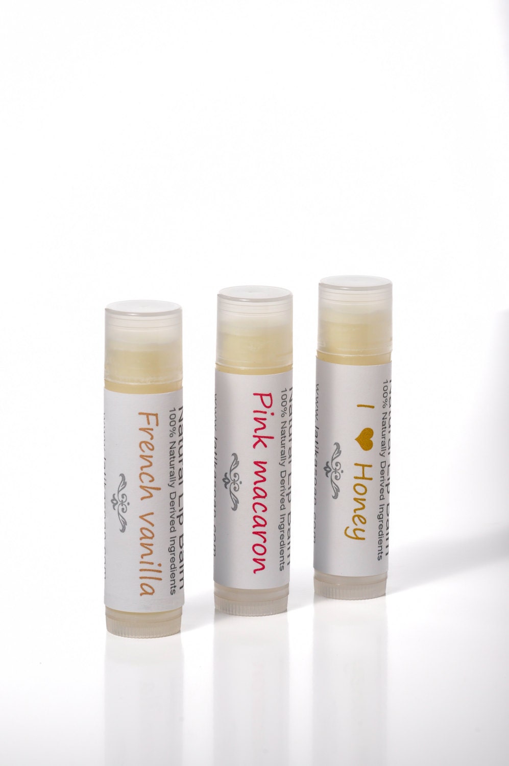 Mother's Day Gift - Pink Macaron Lip Balm - French Macaroon - One Tube Beeswax olive oil
