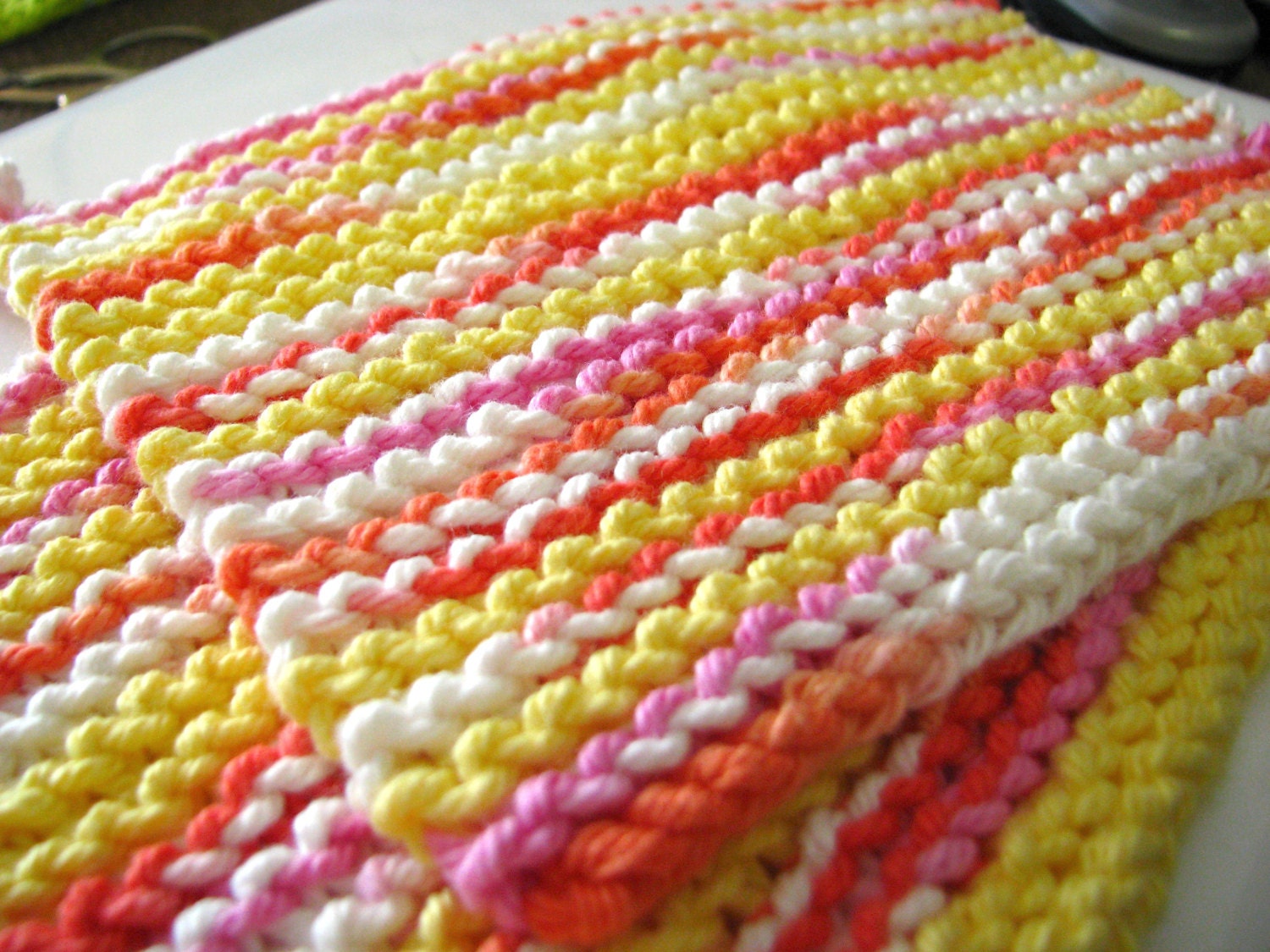 Yellow Rose Dishcloths (set of 2)