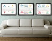 The Beatles Song Charts Box Set (3 Prints)