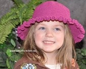 Paige's Ruffle-Edged Sunhat Hat Crochet Pattern