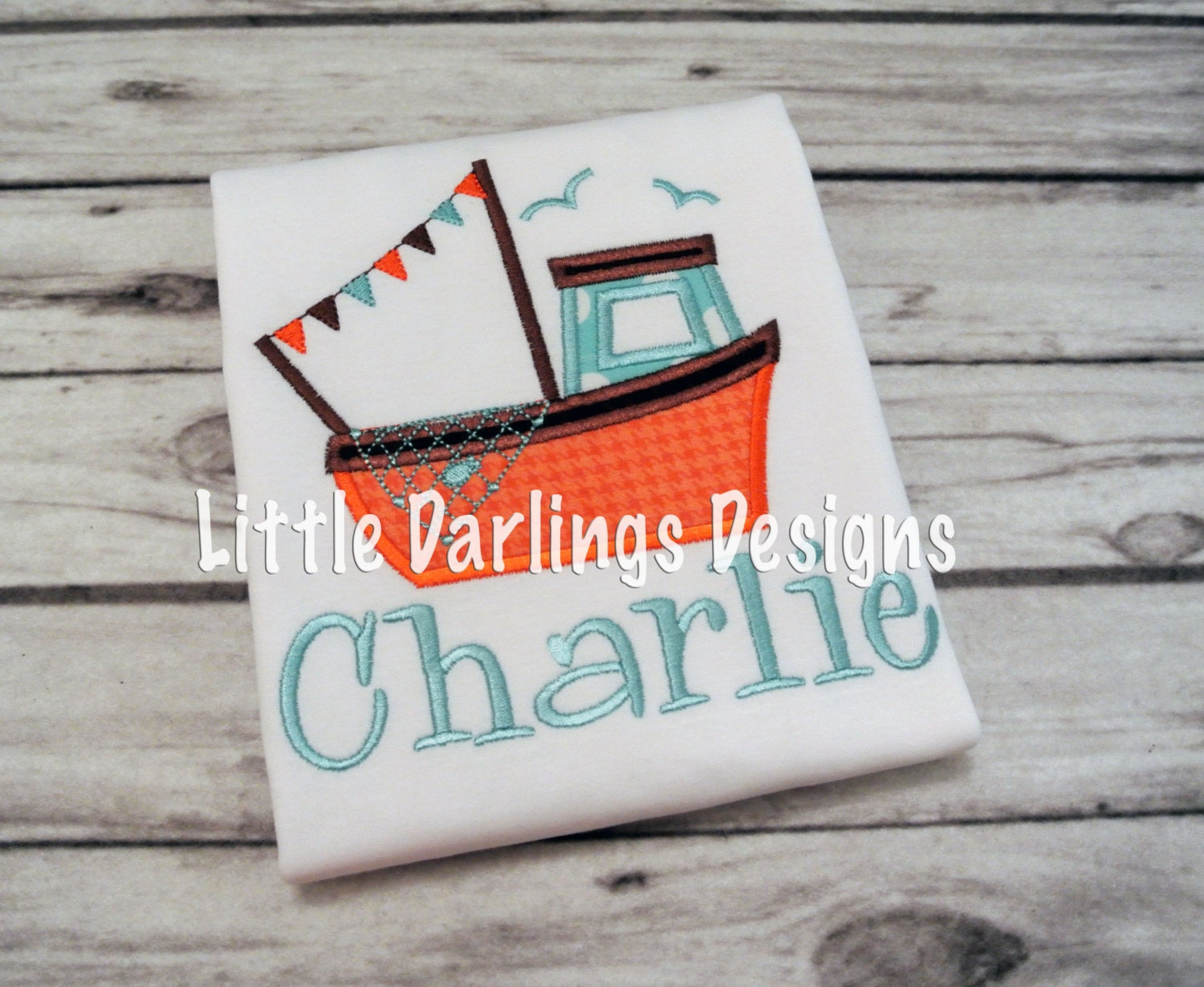 Fun Boys Fishing Boat Shirt