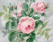 Vintage 1987 Cyrus Clark Blue "Suprema" Chintz Decorating Fabric - 9 Yards Available