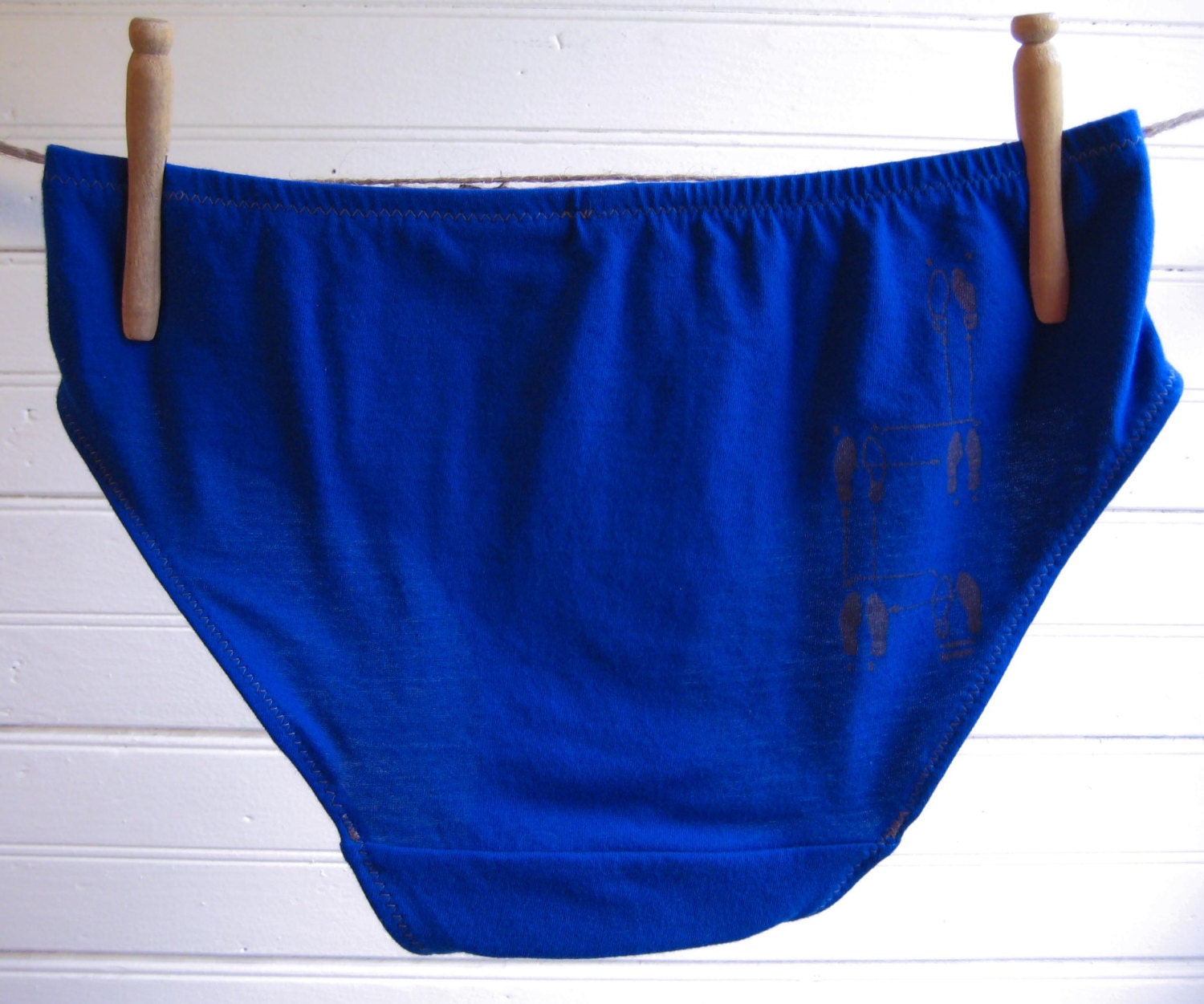 Foxtrot Royal Blue Boy Cut Underwear Women's 6 Ready to Ship