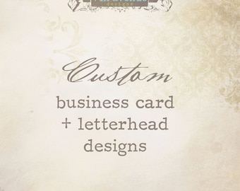 Professional Custom Business Card and Letterhead Design
