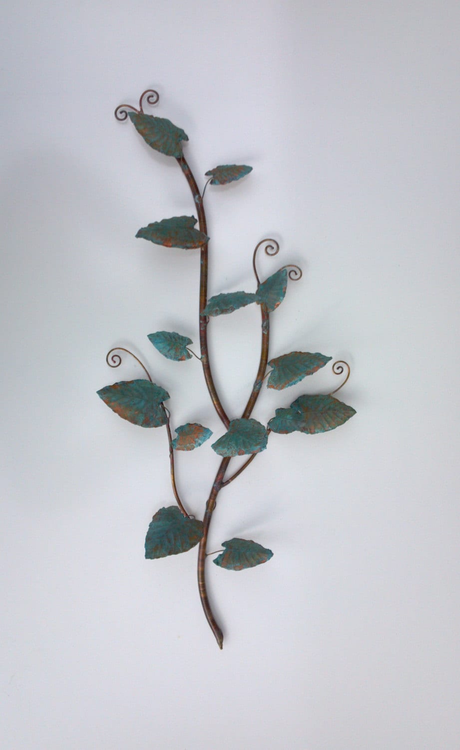 Copper Jungle Vine Branch Wall Hanging by SouthPawMetalWorks