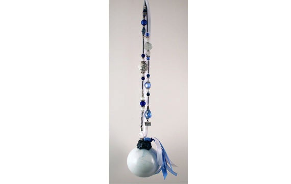 Wish Upon A Dandelion Wish Ball, Witch Ball, Suncatcher, Faerie Fairy Ball, Friendship Ball
