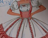 Vintage Square Dance or Swing Dance Dress Pattern Sizes 12 14 16 No. 324  HEIDI Look AUTHENTIC Patterns Inc Vintage Swing Dance