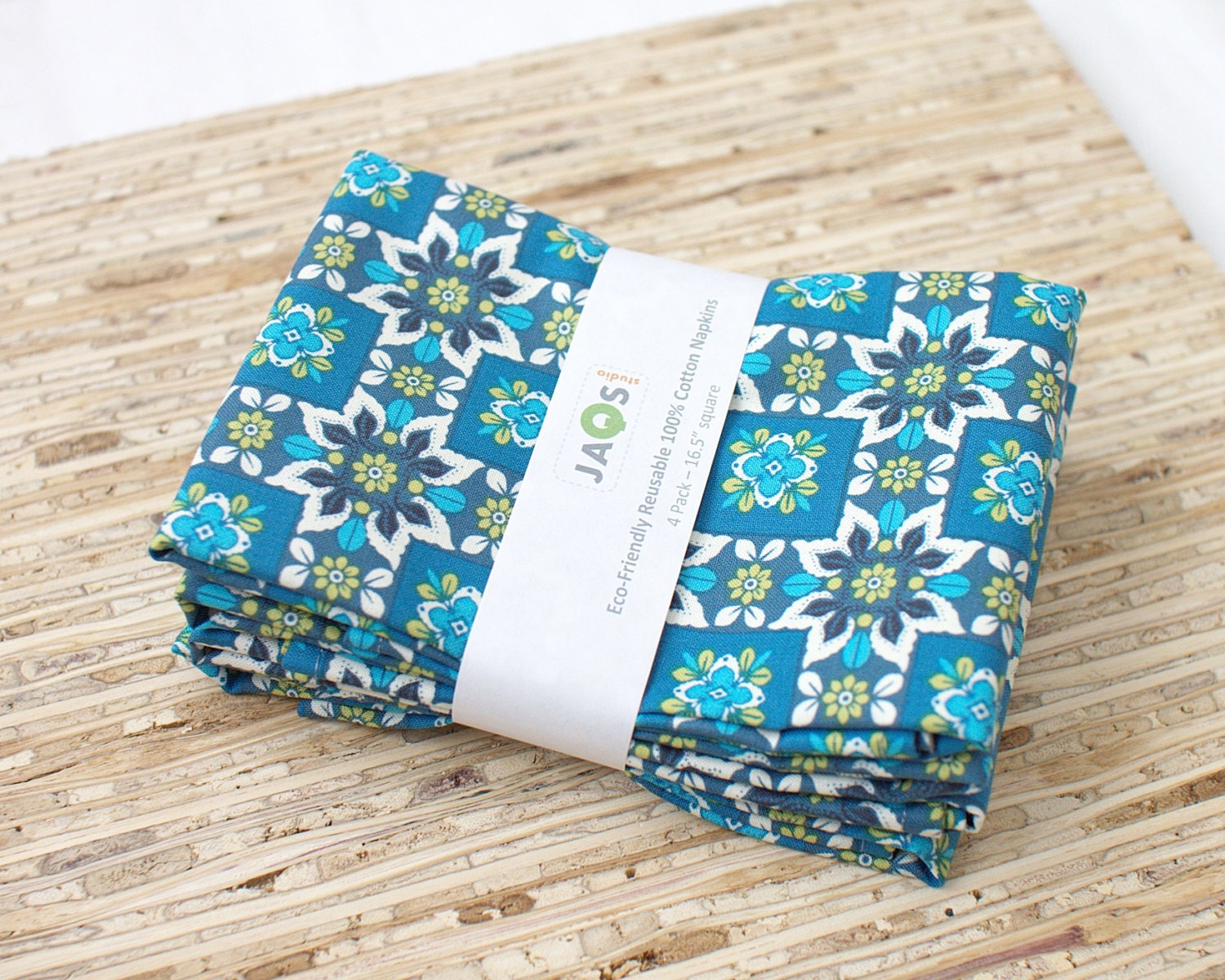 Eco-Friendly Large Cloth Napkins - Set of 4 - (N1095)