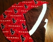 Houston Texans Football Baby Blanket - Minky Fleece